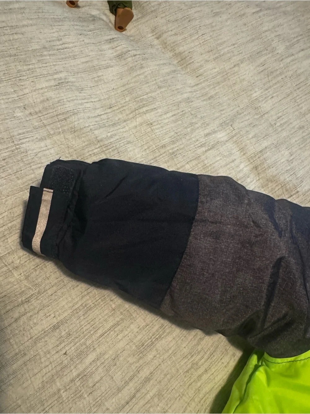 OshKosh B'gosh Black Jacket with Neon Green Accents